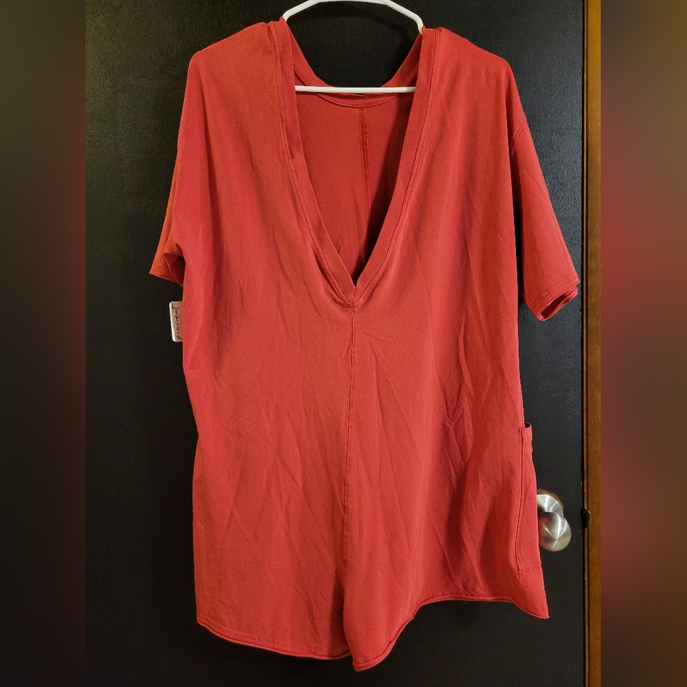 Free People Hot Shot Tee Romper - Picture 8 of 8